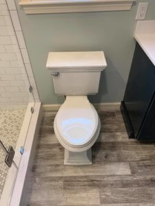 Toilet area